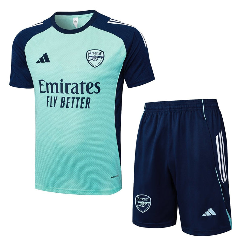 Kit de Treino adulto Arsenal 2025/26 Short e Camisa