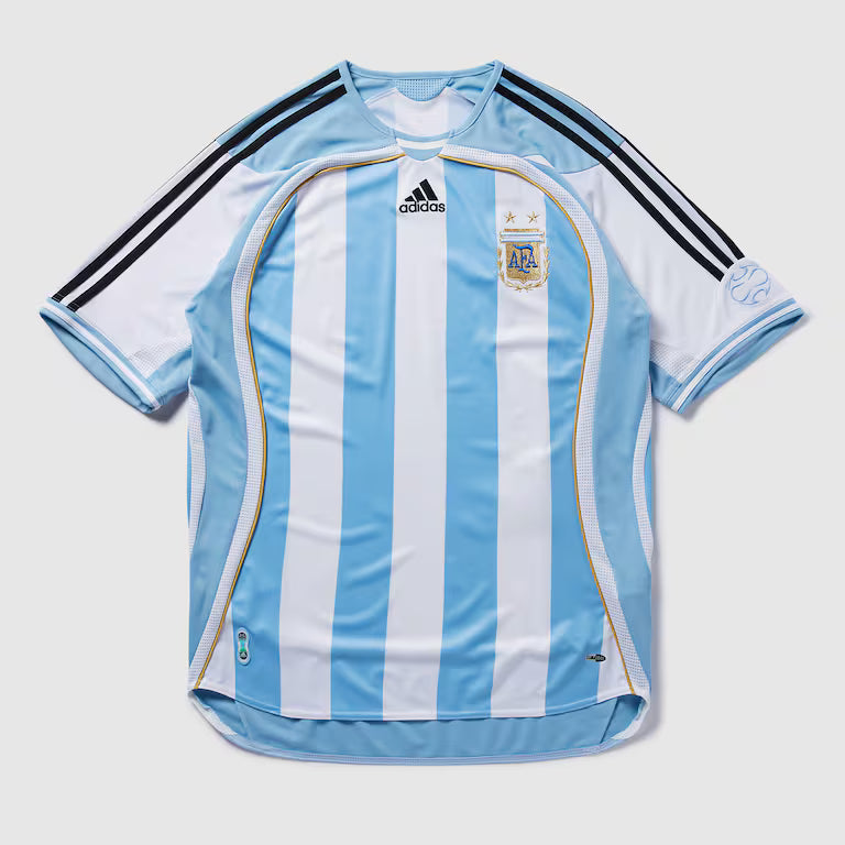 Camisa Seleção Argentina Retrô 2006 Azul e Branca- Adidas