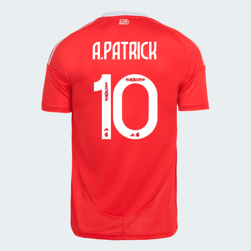 Camisa Adidas Internacional 2025/26 I - A. Patrick N° 10