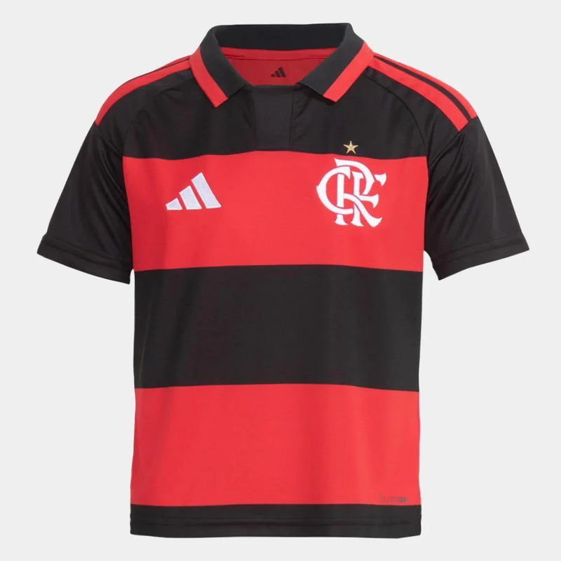 Kit Infantil Flamengo I 2026/27 Torcedor Adidas