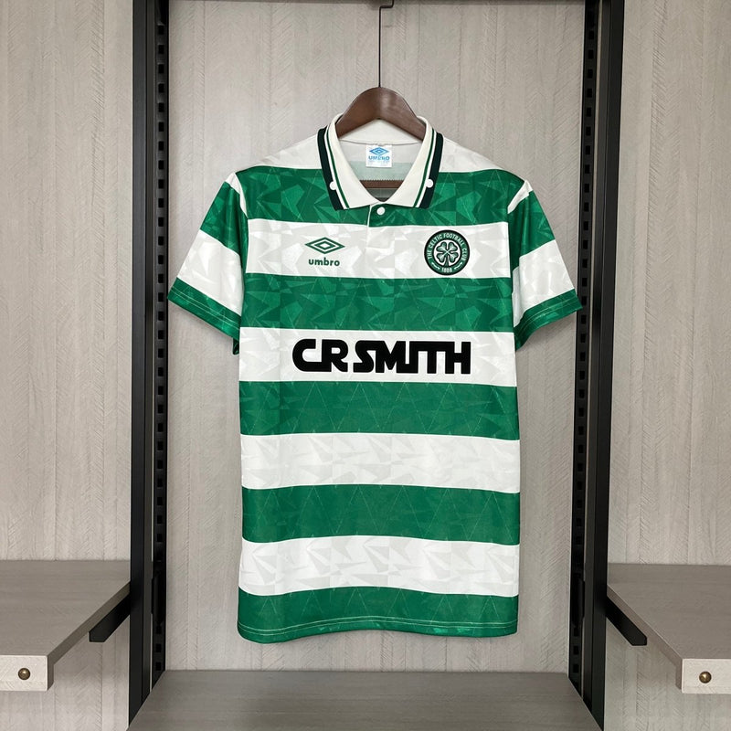 Camisa Celtic Retrô 1987/1989 Verde e Branca - Umbro