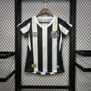 Camisa do Santos I 24/25 - Preta e branca - (Feminina)