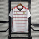Camisa Flamengo II 23/24 s/n° Torcedor Adidas Masculina - Branca com detalhes em Dourado