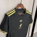 Camisa México 2025 Ouro Adidas Masculina - Preto+Dourado