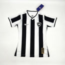 Camisa Reebok Botafogo 24/25 Casa - Preta e Branca - (Feminina)