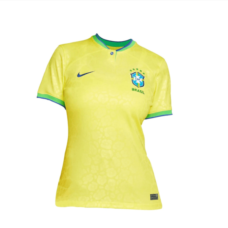 Camisa Seleção Brasil I 22/23 Nike - Amarelo - (Feminina)