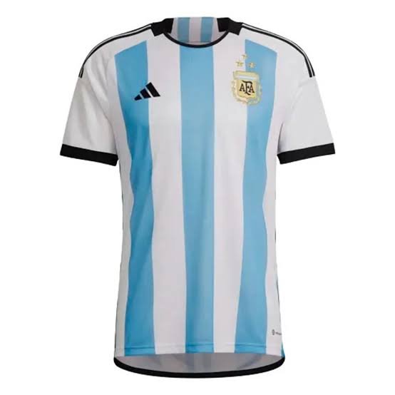 Camisa Seleção da Argentina I 2022 Adidas - Azul e Branca