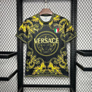 Camisa Seleção Itália x Versace - Puma - Preto e Dourado