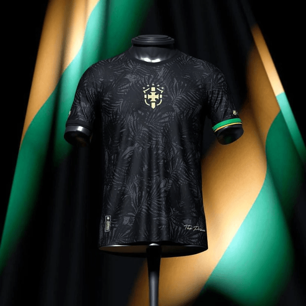 Camisa The Prince Neymar JR 10 24/25 s/n° Torcedor Masculino - Preta