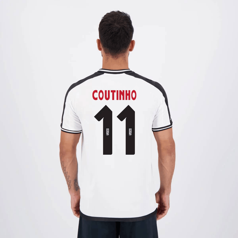 Camisa Vasco I 24/25  Kappa Masculina - Branca COUTINHO #11