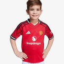 Conjunto Infantil Adidas Manchester United 2025/26 Torcedor