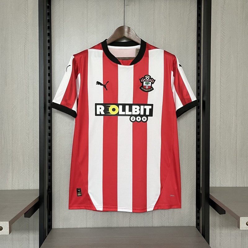 Nova Camisa Southampton 1 Torcedor Masculina 24/25